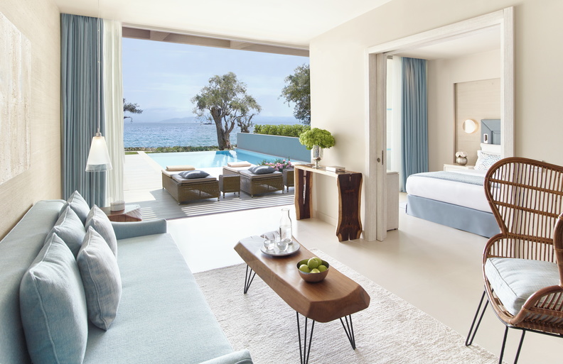 Tiara Holidays - Ikos Dassia - deluxe one bedroom suite with private pool